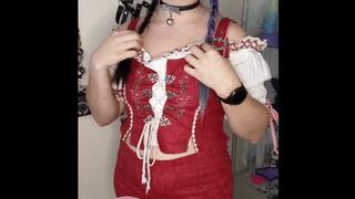 Milkmaid tells you how to milk yourself