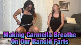 Carmella's Locked in with Nothing but Our Rancid Farts! - Athena Red - Scarlett Fey - Carmella Stone - Classic