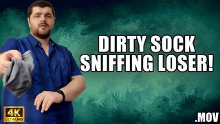 KingMarti: Dirty Sock Sniffing Loser! - 4k UHD - MOV