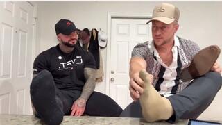 You sneak something into our shoes at work that makes our socked feet super itchy during our sales overview