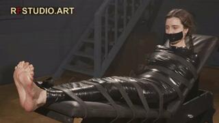 Dark Ariel in Mummification Part 2 - Foot Tickling (FULL HD MP4)