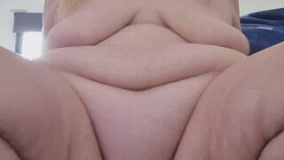 SSBBW Riding A Big Ejaculating Dildo & Cover My Tits in Fake Cum – Riding & Messy Finish