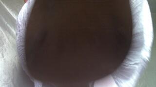 Upskirt White Nylons Ballbusting