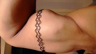 Amazing Peaked Biceps Close up Bounce and Sensual Flexing