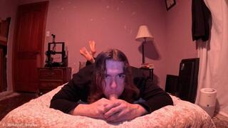 Showing off my mouth - Mouth, Spit, Dildo Blowjob While Showing Off My Soles