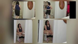 Fitness Princess Takes A Pee