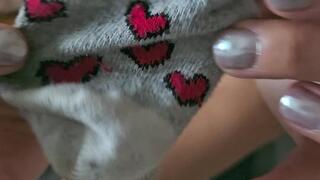 My Dirty Sock Trick with sockstrip showing my sweaty Soles