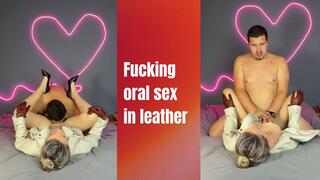 fucking and oral sex in leather