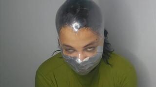 Heart beats faster with duct tape and condom breath play