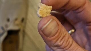 I will put you in my shoe and you must stay there crumb!