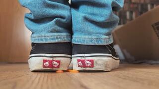 Sticky tiny: Shoe and sock crush