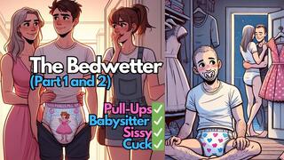 Bedwetting Cuck Gets Pull-Ups and a Babysitter (Bundle)