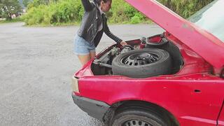 going to the spa in the Fiat Uno
