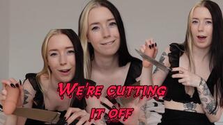 Your wife knows you cheated, we're cutting it off