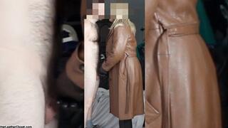 Brown Leather Mistress in Charge