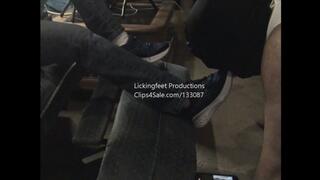 Blue Chair Sock Worship