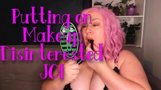 Putting On Makeup - Disinterested JOI - Nimue Allen, bbw, femdom, jerk off instruction, big boobs, make up, MP4
