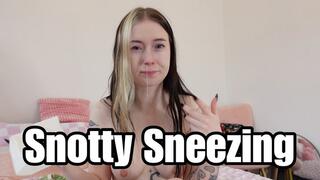 Snotty Sneezing and Blowing