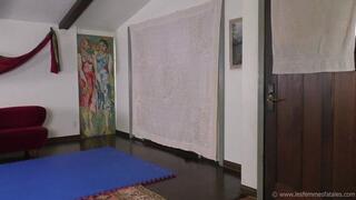 The Liquidators From The Club, Dark A's! Robin and Lora Smother Eddie Paradise in Shiny Pants!