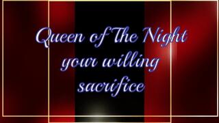 you are My willing sacrifce