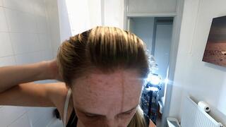 Danielle Brushing Her Hair 2 (4K)
