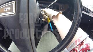 Cranking the Coronet in Cream-Colored Boots