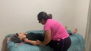 Upper Body Tickle Revenge by the Latina – Payback Time! – Part 3