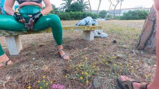 Latex Doll: Pierced Beauty on the Coast Undressing and Ass cleaning - Part 4