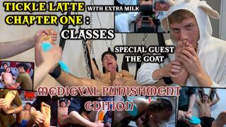 Tickling Latte with extra milk Chapter one : classes - Nick, Jhon and Pain milked-tickled