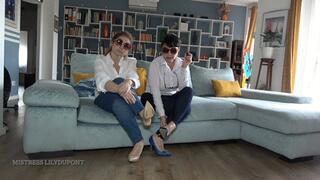 MISTRESS LILY DUPONT SLAPPED SLAVE LIKE A RED NAIL POLISH