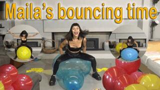 Maila's bouncing time