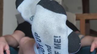 Foot teasing and oil