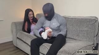 Tara’s Tickling Test on the Sofa