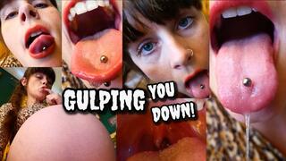 GULPING YOU DOWN (pov vore)