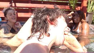 Paris Love & Andi - Bitch Boy to Foot Cuck (Part Two) - foot domination, foot gagging, foot worship, cuckolding, lesbians, Bambi