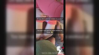 Cheating Amateur Yoga MILF Fucks Fitness Instructor On Snapchat - Cucked And Creampied