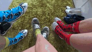 Deep Toe Wiggling together TW