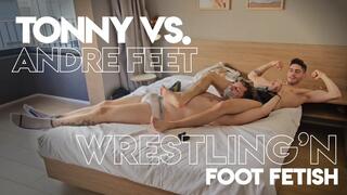 Tonny and André Foot (1080p) Wrestling - Foot Fetish - Gay Bondage - Gay Domination - Twink