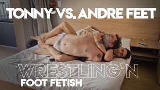 Tonny and André Foot (720p) Wrestling - Foot Fetish - Gay Bondage - Gay Domination - Twink