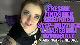 Freshie Finds Her Shrunken Step-Brother and Makes Him Invincible CL