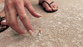 Not in this Giantess's Pool (HD MP4) Randy Moore: Lifeguard, Giantess, Foot Fetish, Toe Cleavage, Breast Smother