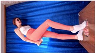 Floor-face trampled by 20 yo gym pretty in dirty sneakers (part 6 of 8), flo204x 2160p