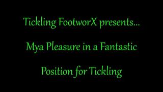 Mya Pleasure in a Fantastic Position for Tickling