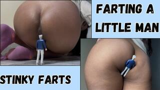 Farting a tiny man