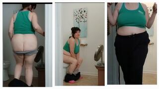 PRINCESS Elle takes a dump