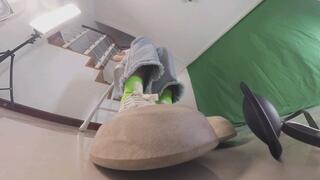 VR360 MIXUE dirty soles socks smelly feet humiliating dwarves