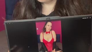 StepMommy catch you jerkoff on her porn:Clean your mess next time