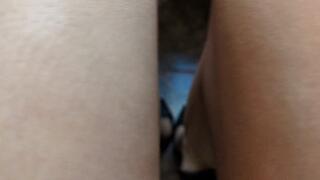 Katherine sexy heel popping on black stilettos