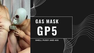 smell pussy and ass in white gas mask gp5