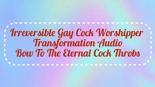 Irreversible Gay Cock Worshiper Transformation : Bow To The Eternal Cock Throbs Audio